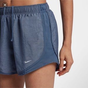 NWOT Nike Tempo Shorts Slate blue/grey L